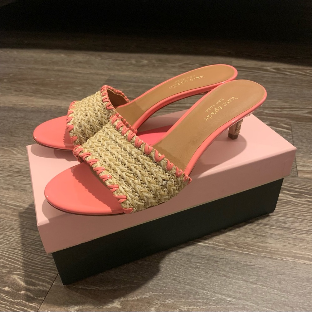 kate spade seberg heeled sandals sz 7.5